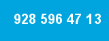 928 596 47 13